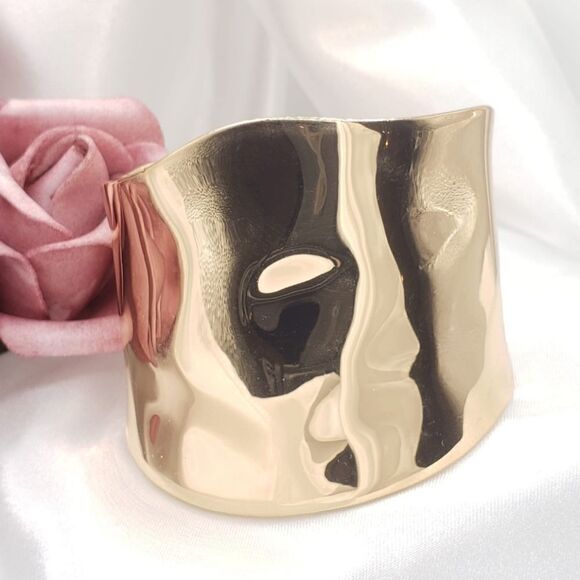 Brand New Top Fashion Plain Gold Bracelet - Picture 2 of 9